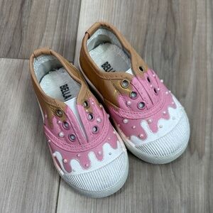 Bella Newman ice cream toddler girl’s slip on shoes size 22